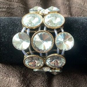 Dazzling Bracelet with Large Crystals